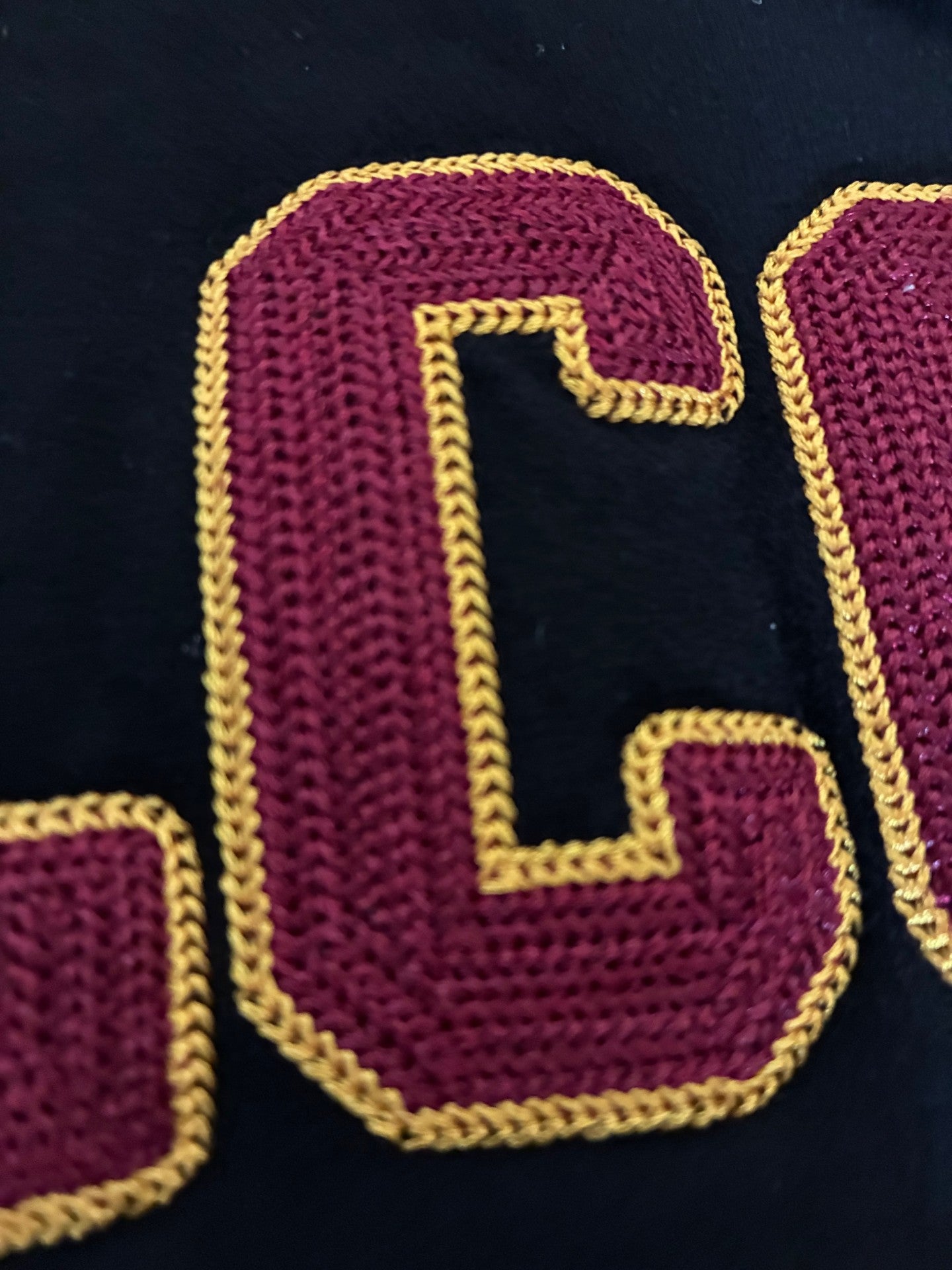 Black Embroidery FALCONS ATHLETICS hoodie