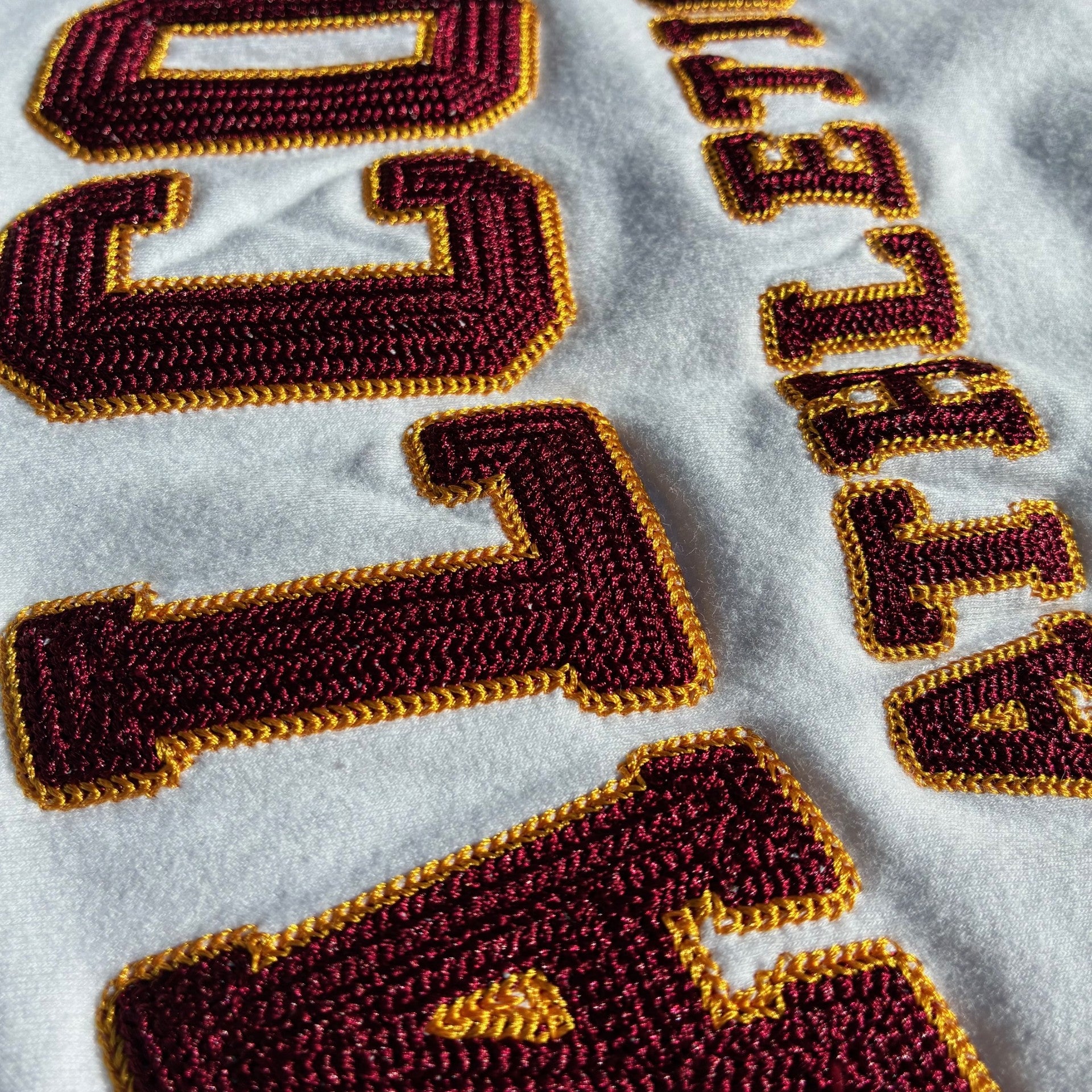 White Embroidery FALCONS hoodie